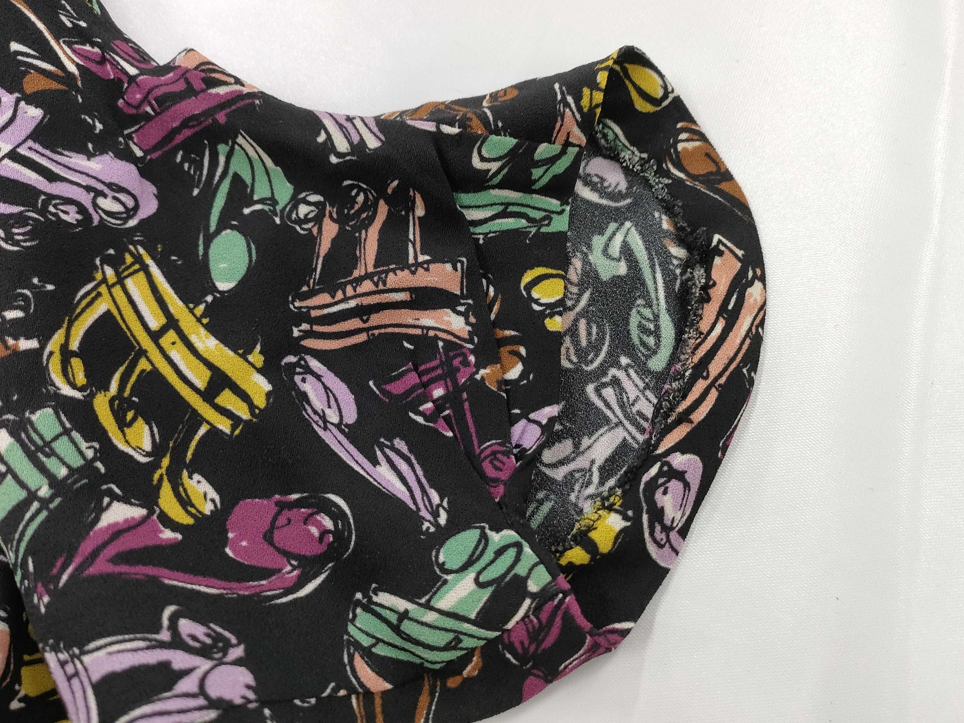 Miu Miu Print Chiffon Dress Size 40