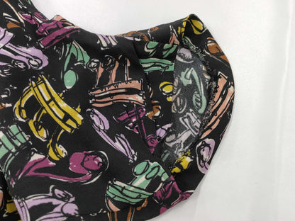 Miu Miu Print Chiffon Dress Size 40
