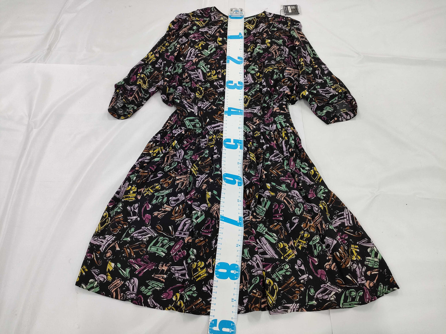 Miu Miu Print Chiffon Dress Size 40