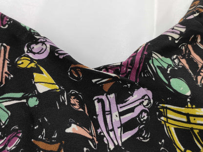 Miu Miu Print Chiffon Dress Size 40