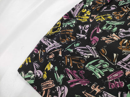 Miu Miu Print Chiffon Dress Size 40