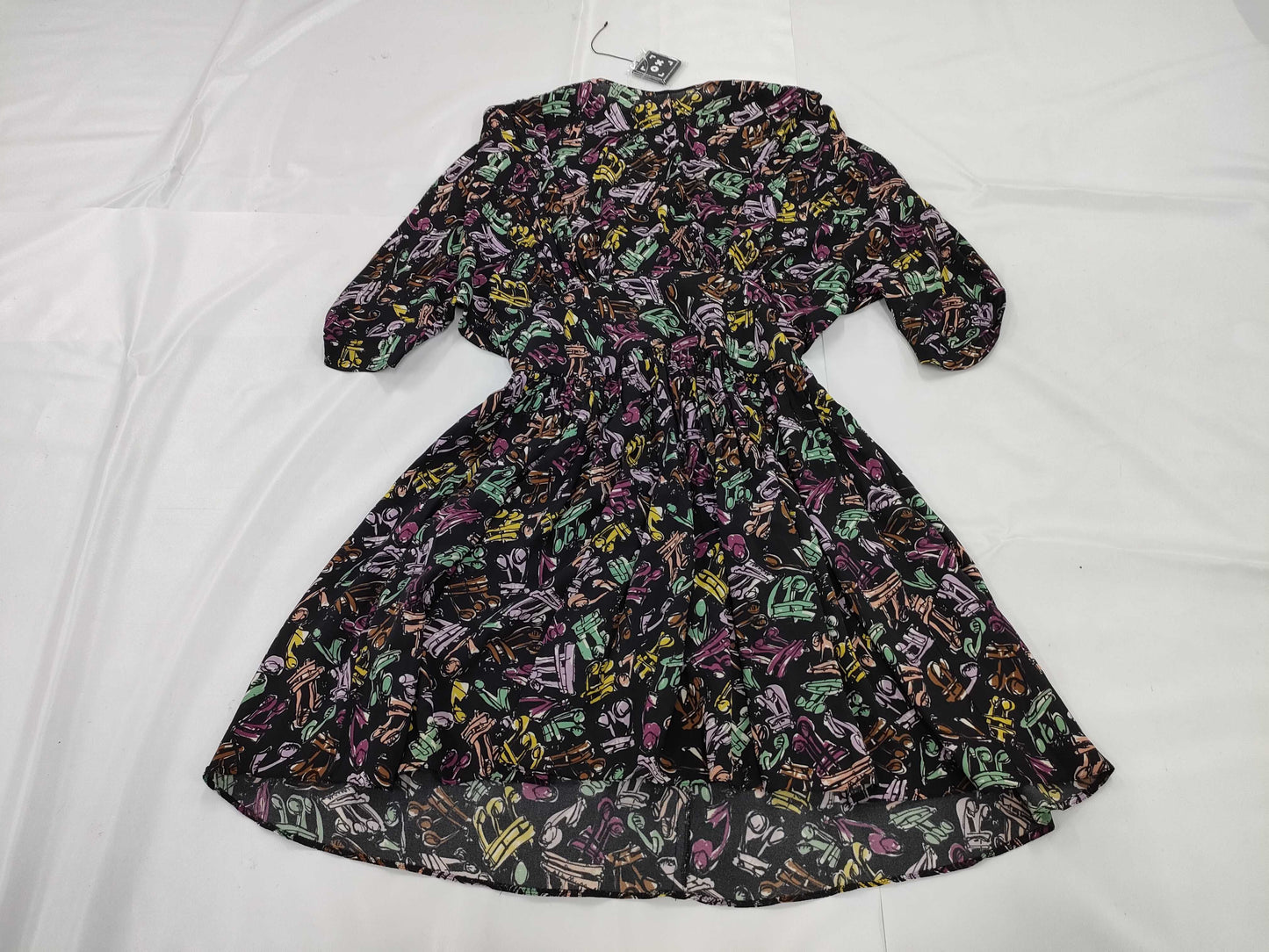 Miu Miu Print Chiffon Dress Size 40
