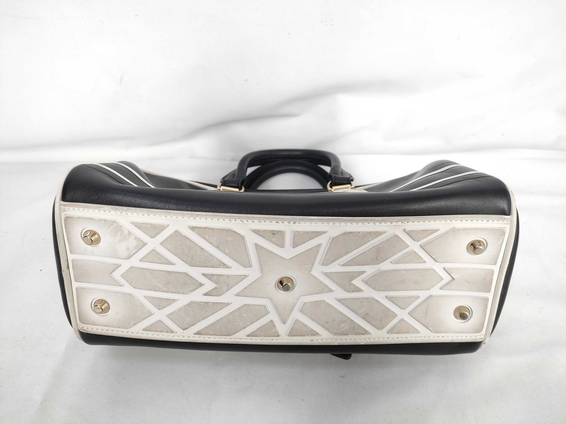 Dior VIBE Leather Small Bowling Handbag