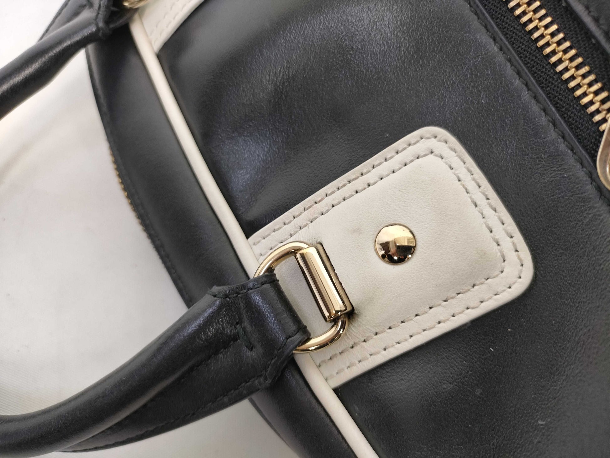 Dior VIBE Leather Small Bowling Handbag