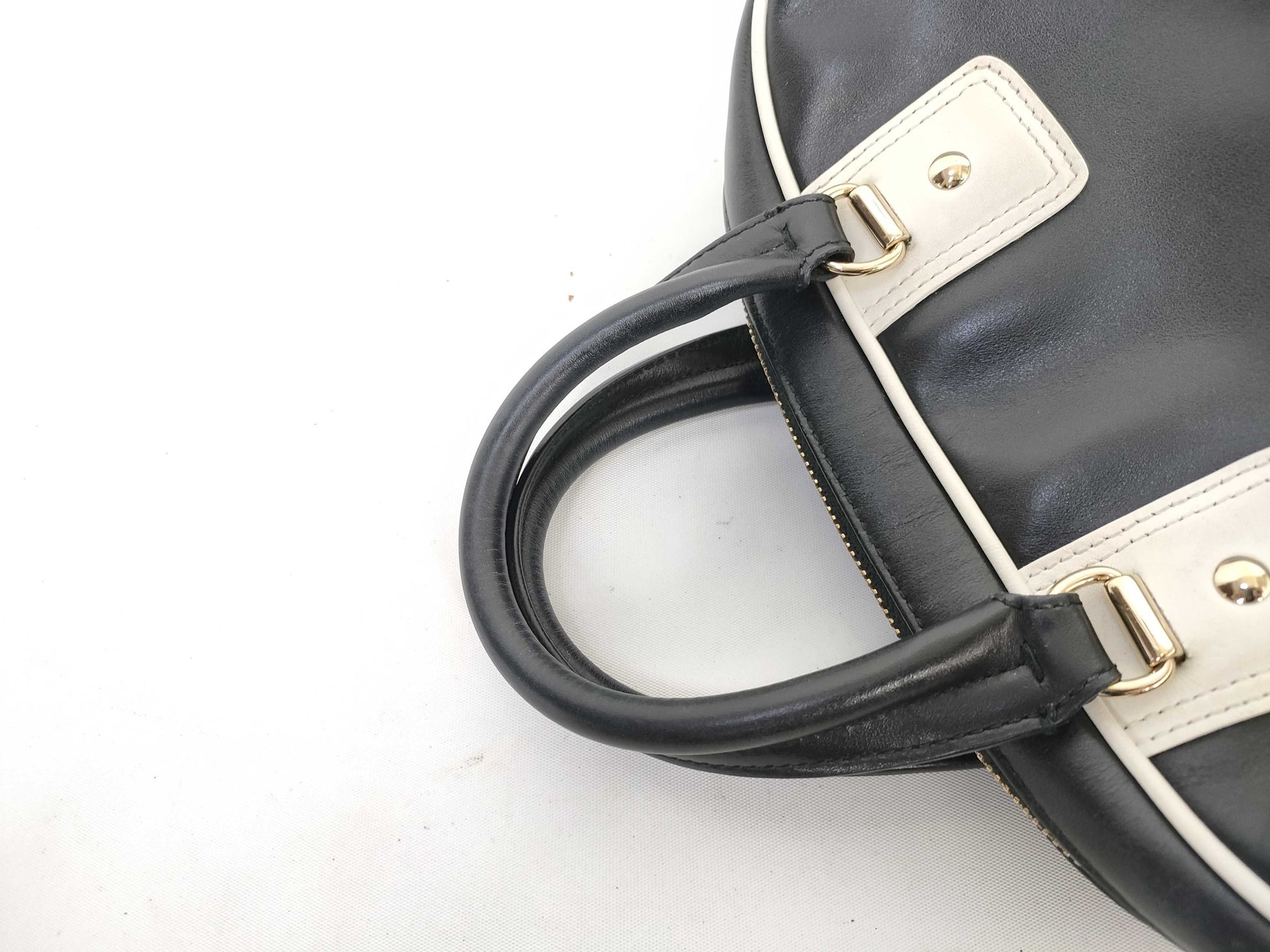 Dior VIBE Leather Small Bowling Handbag