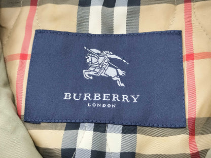 Burberry London Nova Check Quilted Lined Coat, Size L