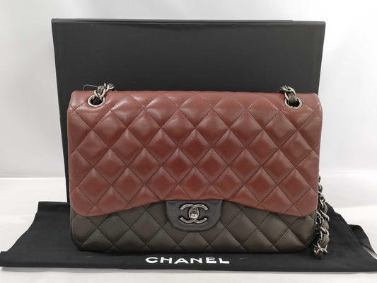 CHANEL Deca Matelasse Double Flap Double Chain Shoulder Bag Bag Shoulder Bag
