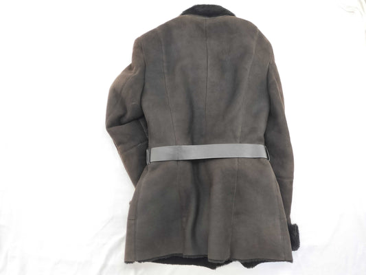 (10312_0064) GUCCI Gucci Mouton Jacket with Belt