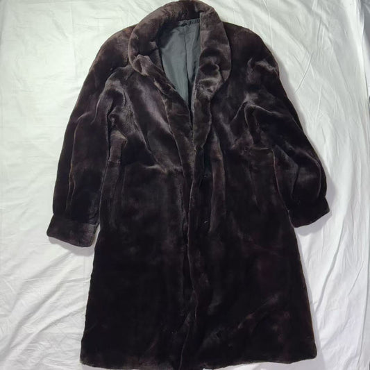 (10312_0182)▼THE INTERNATIONAL COLLECTION FUR Fur Coat F Coat