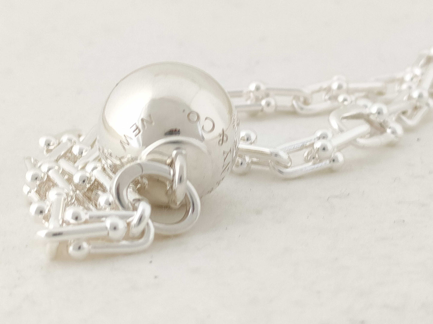 Tiffany & Co. Tiffany HardWear Small Link Wrap Bracelet in Sterling Silver, 46.9g