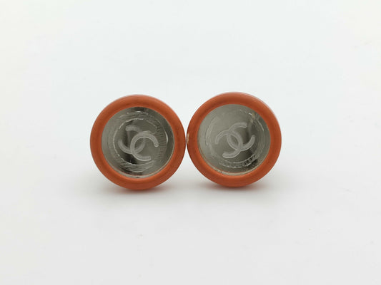 CHANEL Chanel engraved 95C earrings