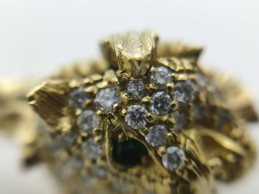 GUCCI Merveille #17 Colored Stone Diamond Bracelet/Bangle in Yellow Gold and Au750, 14.6g 