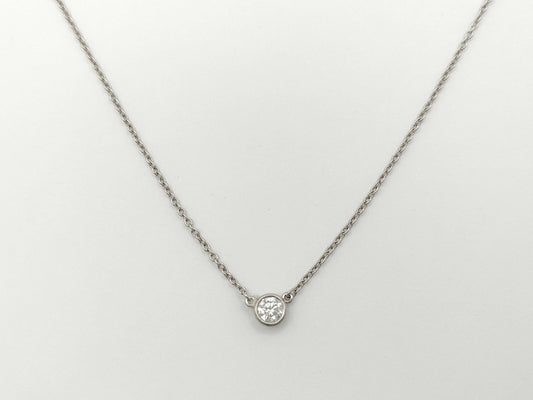 Tiffany & Co. By the Yard 1PD PT950 2.5g Necklace 