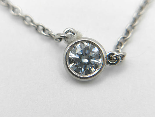 Tiffany & Co. By the Yard 1PD PT950 2.5g Necklace 