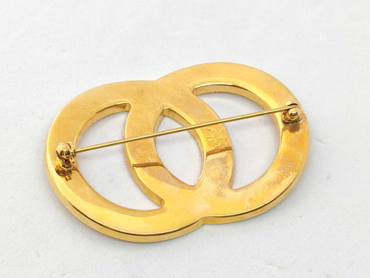 CELINE Logo Brooch