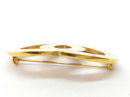 CELINE Logo Brooch