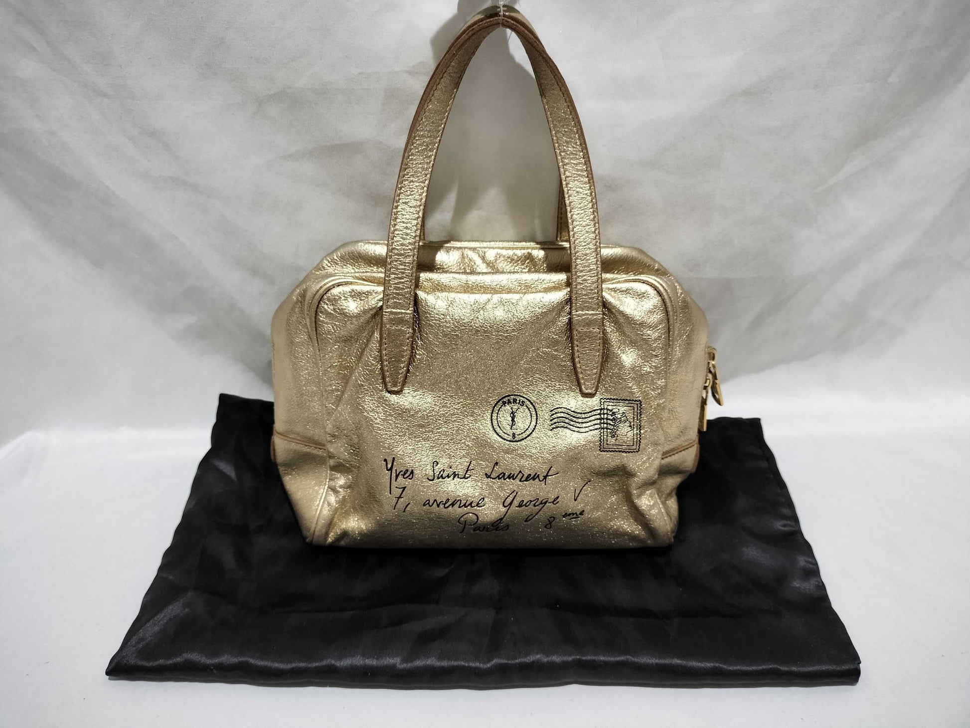 Yves Saint Laurent Mini Bag Gold Handbag