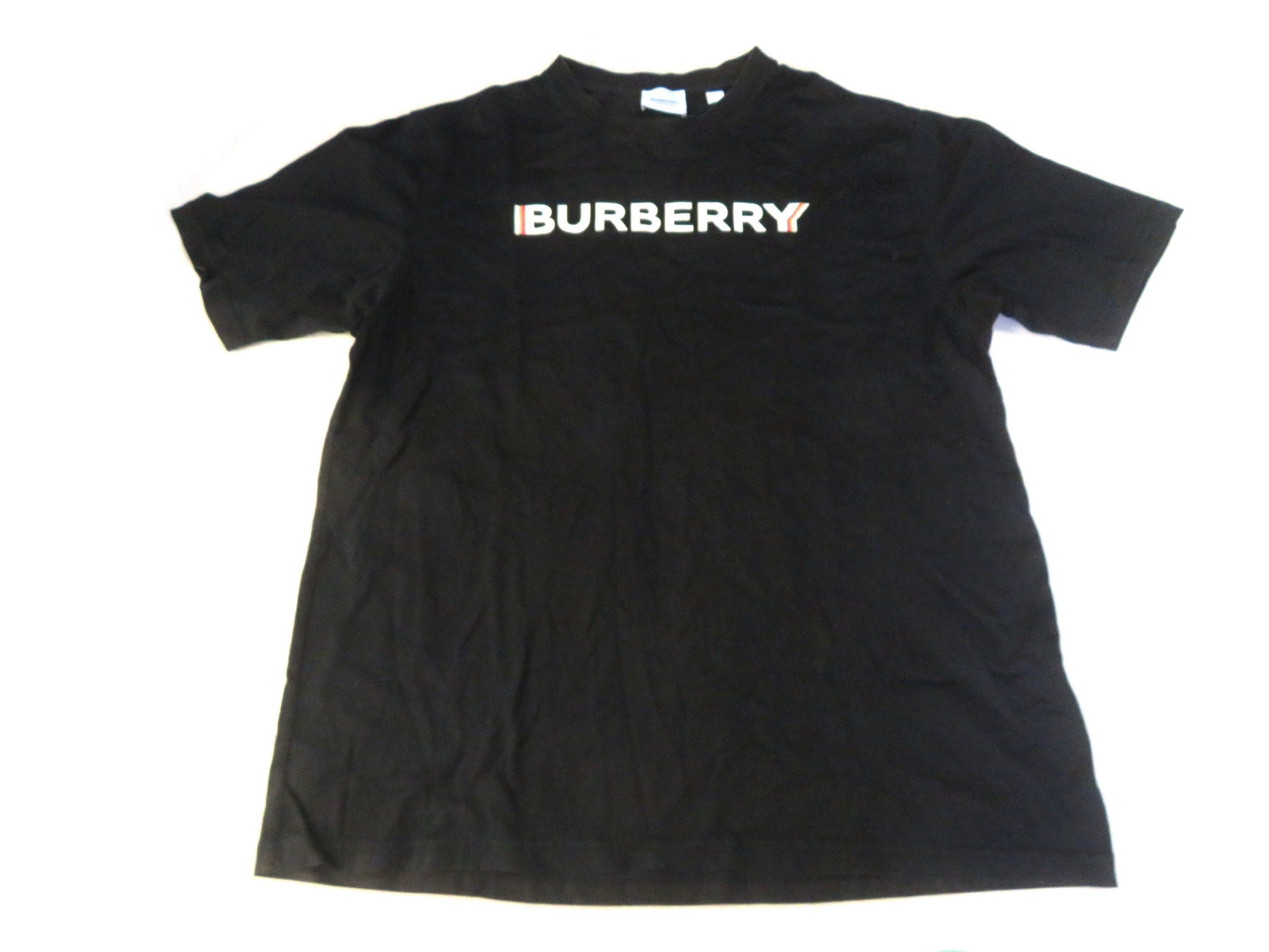 BURBERRY Burberry Logo T-shirt Black S T-shirt