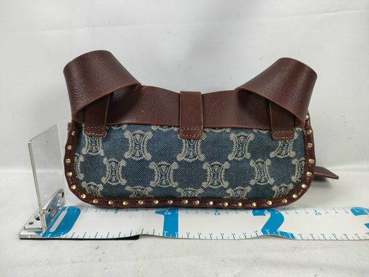 CELINE denim waist bag