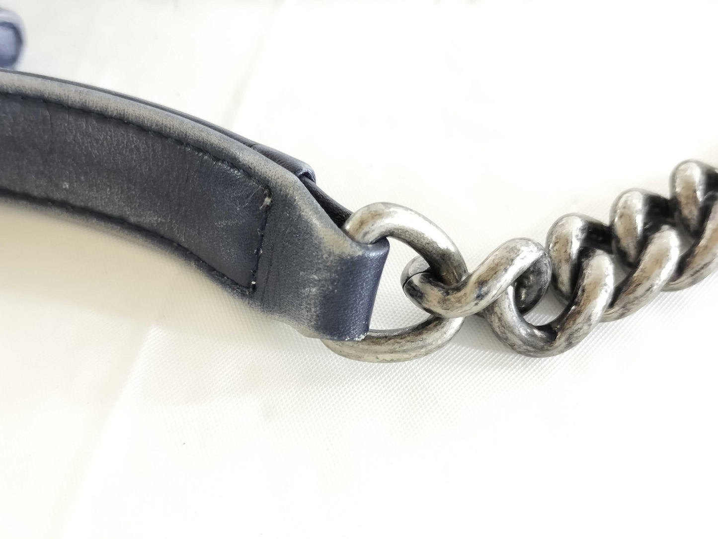 CHANEL Chanel Boy Shoulder Bag Aged Processing