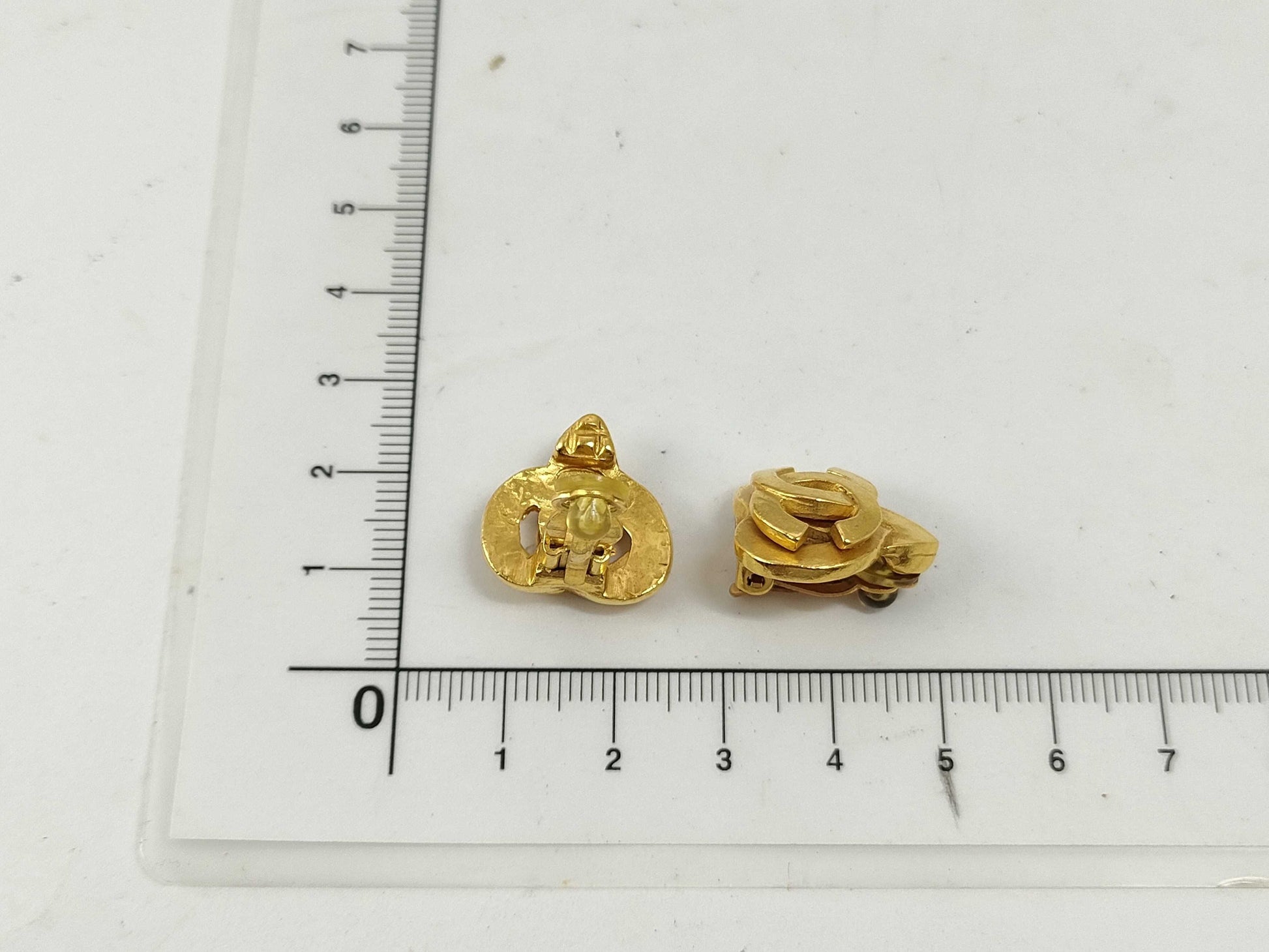 CHANEL CHANEL Heart Earrings Coco 97P Earrings