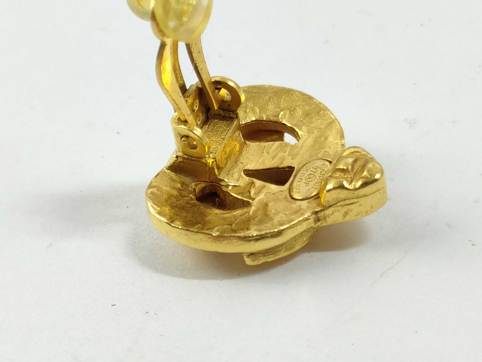 CHANEL CHANEL Heart Earrings Coco 97P Earrings
