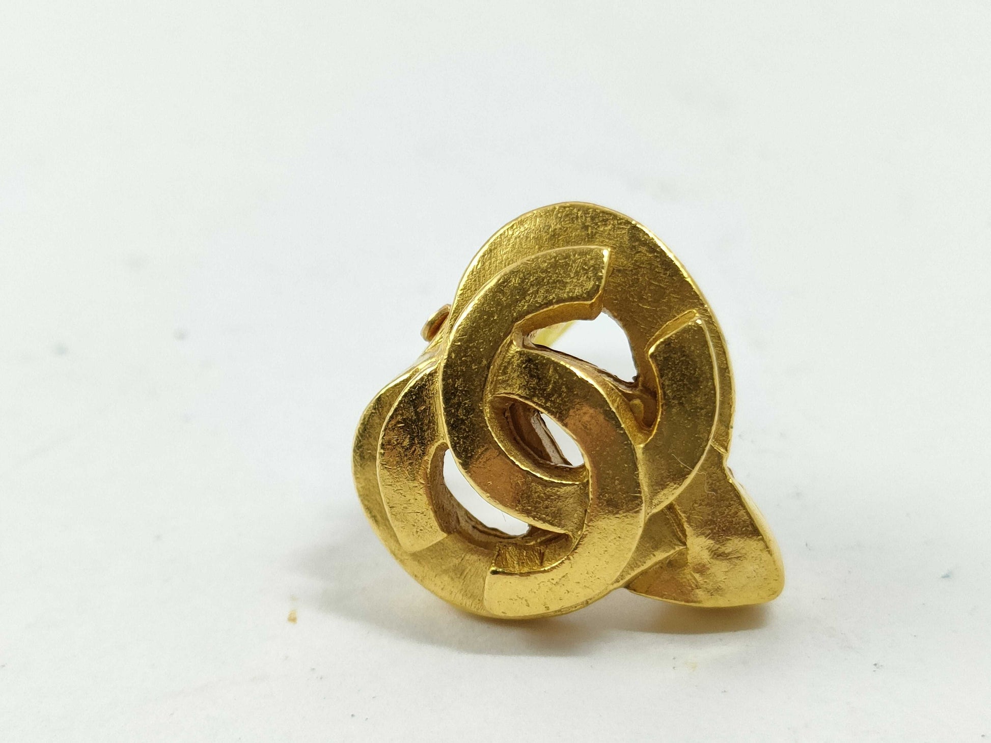 CHANEL CHANEL Heart Earrings Coco 97P Earrings