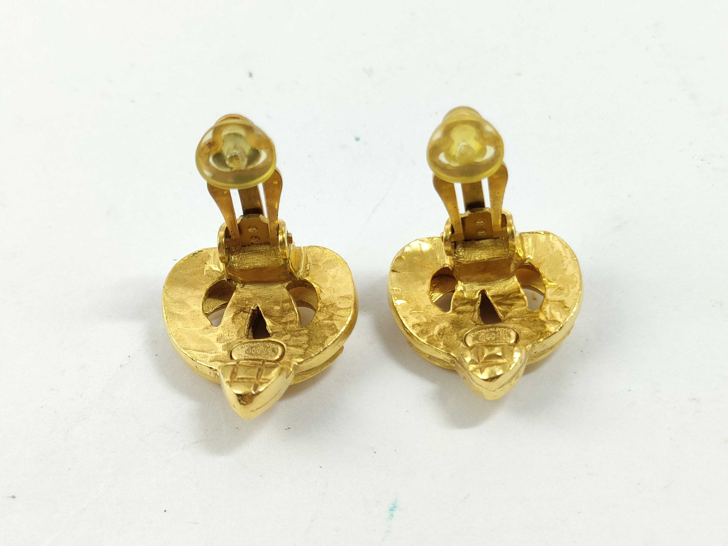 CHANEL CHANEL Heart Earrings Coco 97P Earrings