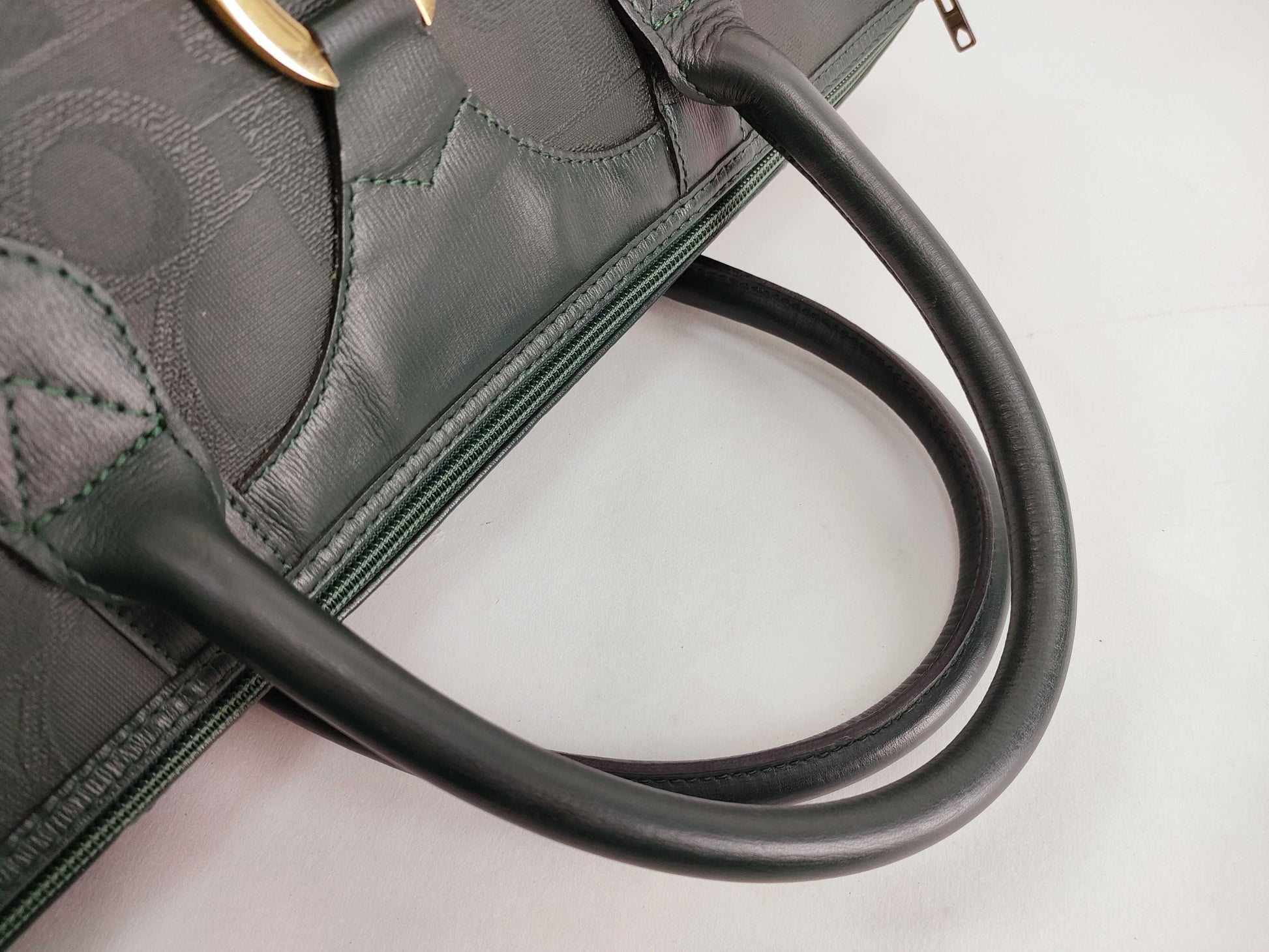 Dior Trotter PVC Leather Boston Bag
