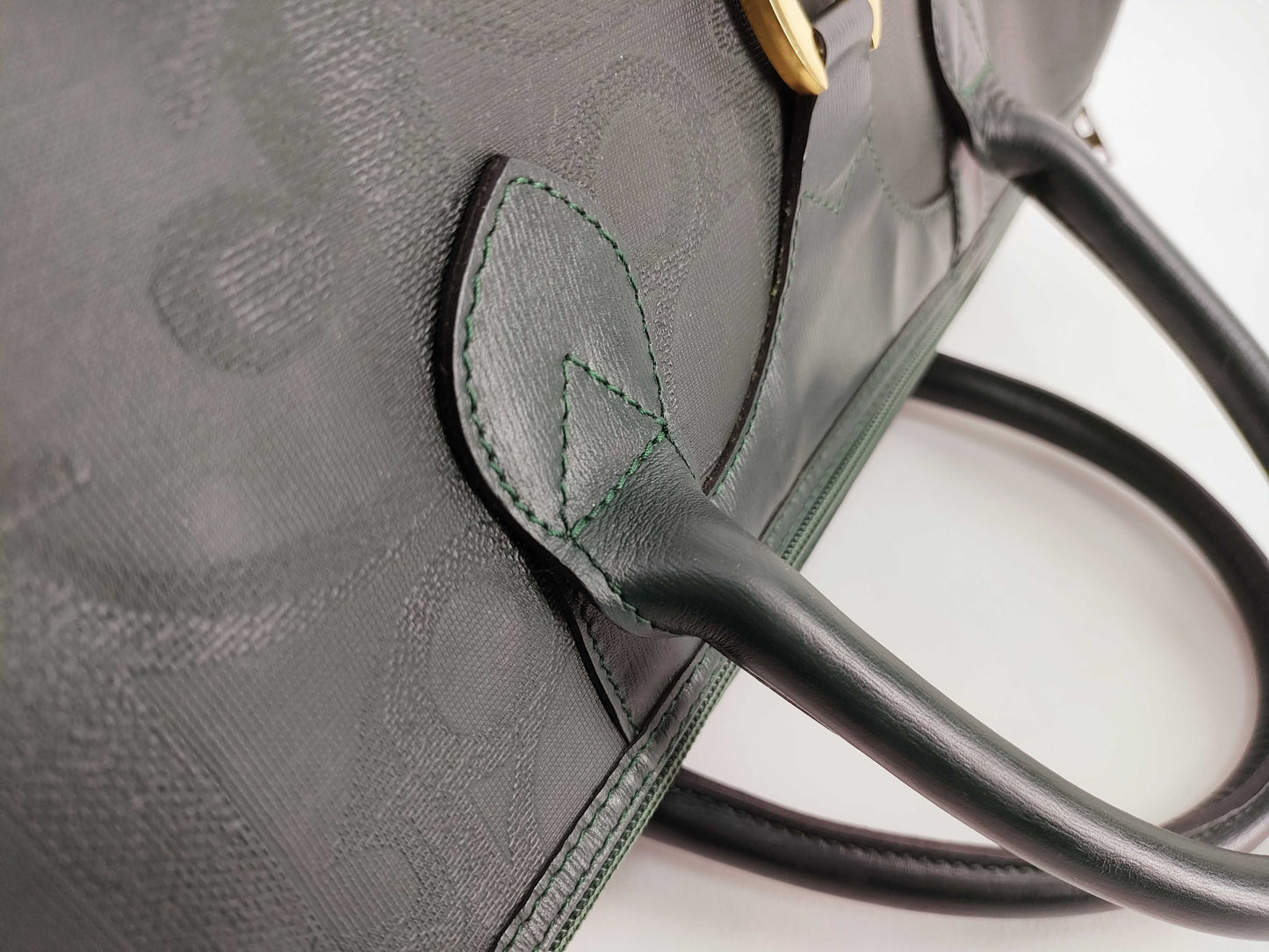 Dior Trotter PVC Leather Boston Bag