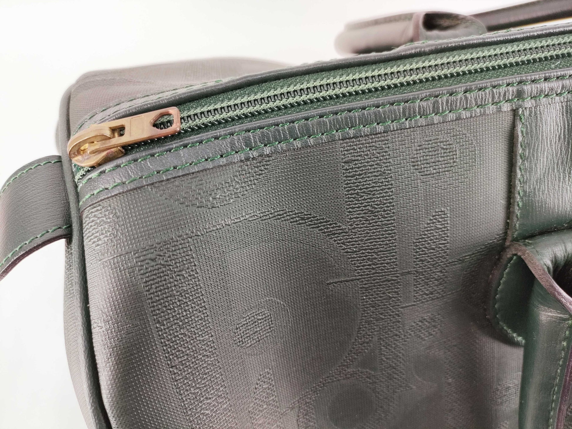 Dior Trotter PVC Leather Boston Bag