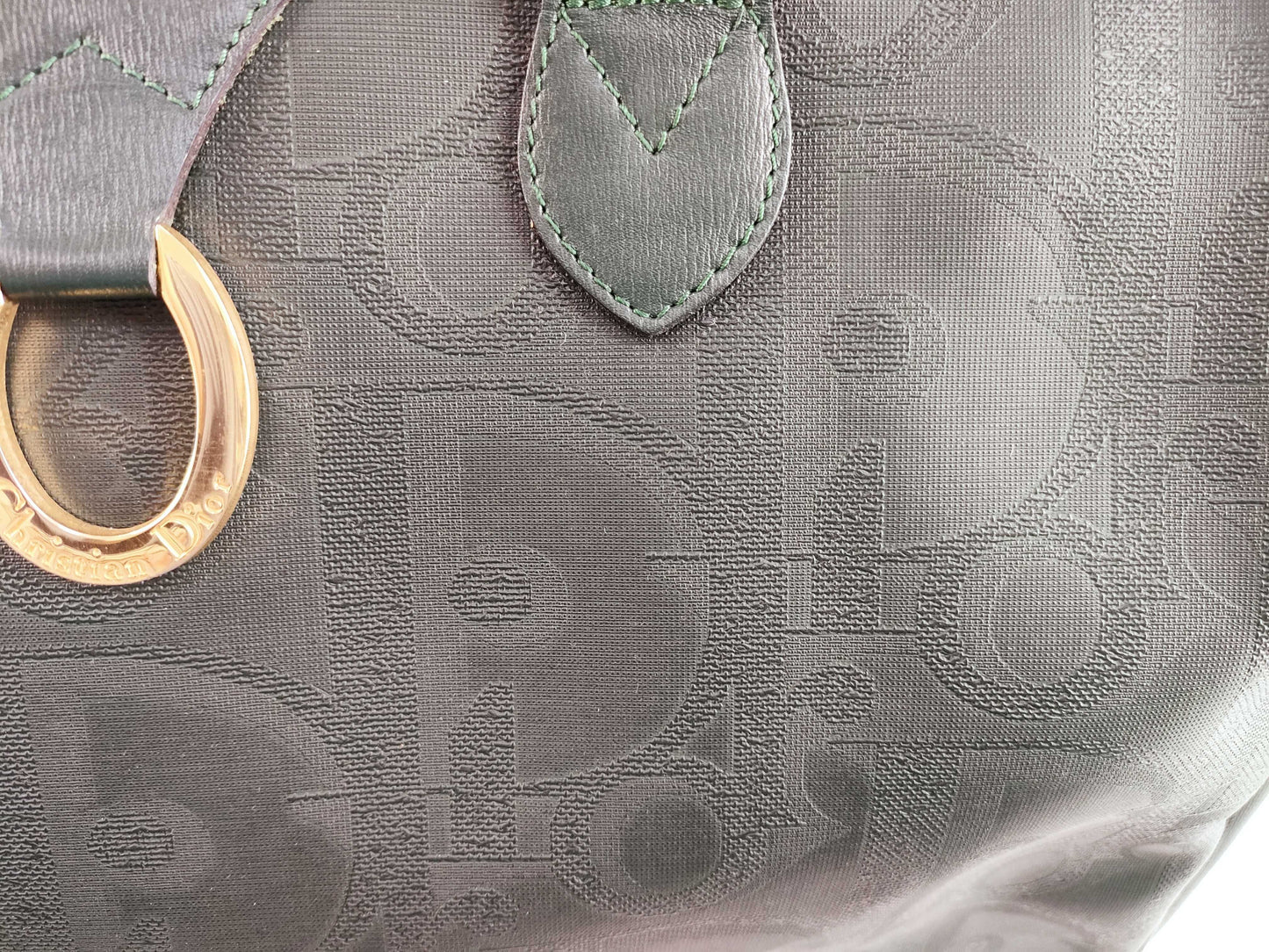 Dior Trotter PVC Leather Boston Bag
