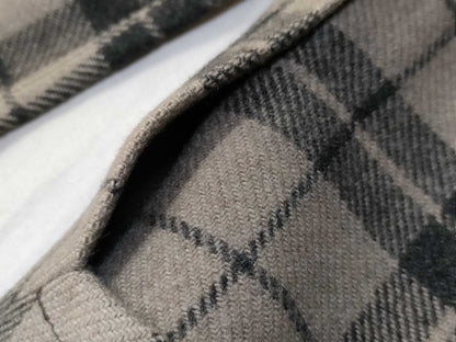 Lardini Checked Cashmere 100% Tailored Jacket Size 44
