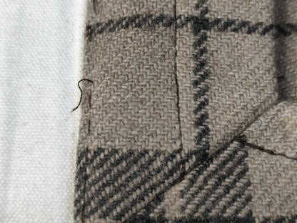 Lardini Checked Cashmere 100% Tailored Jacket Size 44