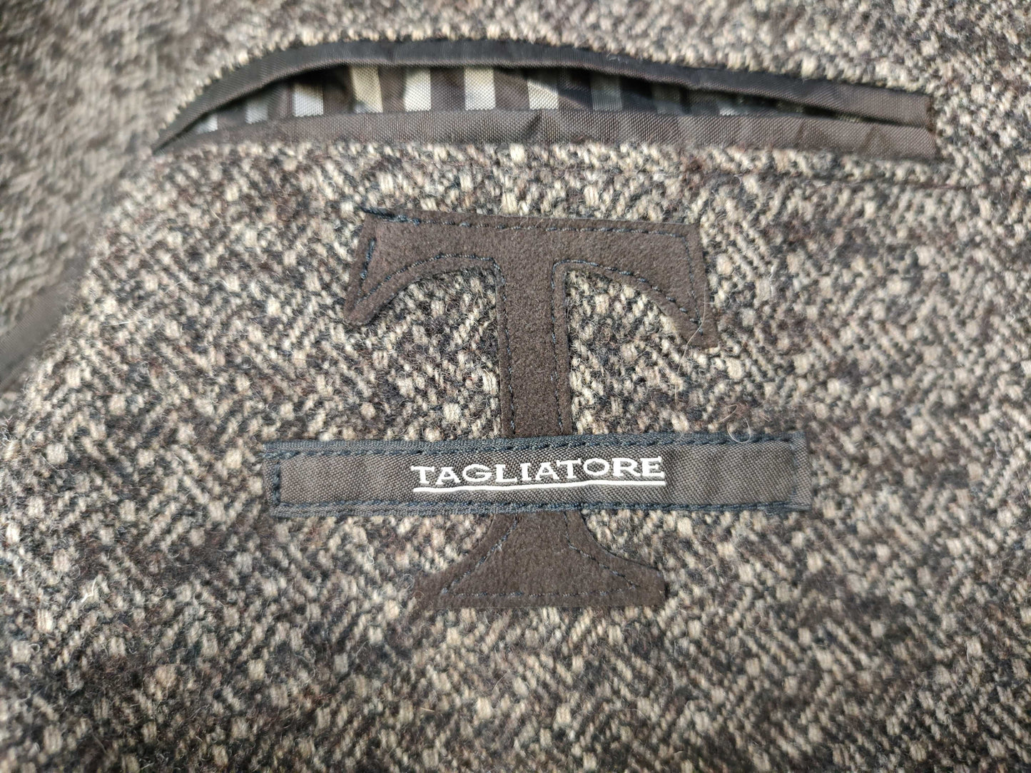 Tagliatore Tailored Jacket Double Tweed Size 46