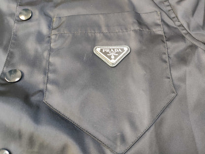 PRADA Prada Nylon Shirt Jacket with Triangle Logo Re-Nylon S Jacket