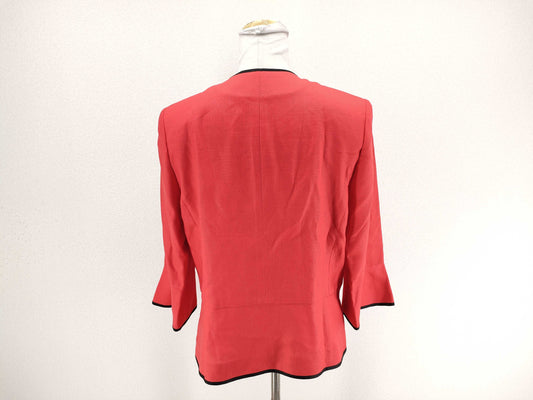GIVENCHY No-collar Jacket, Size 42