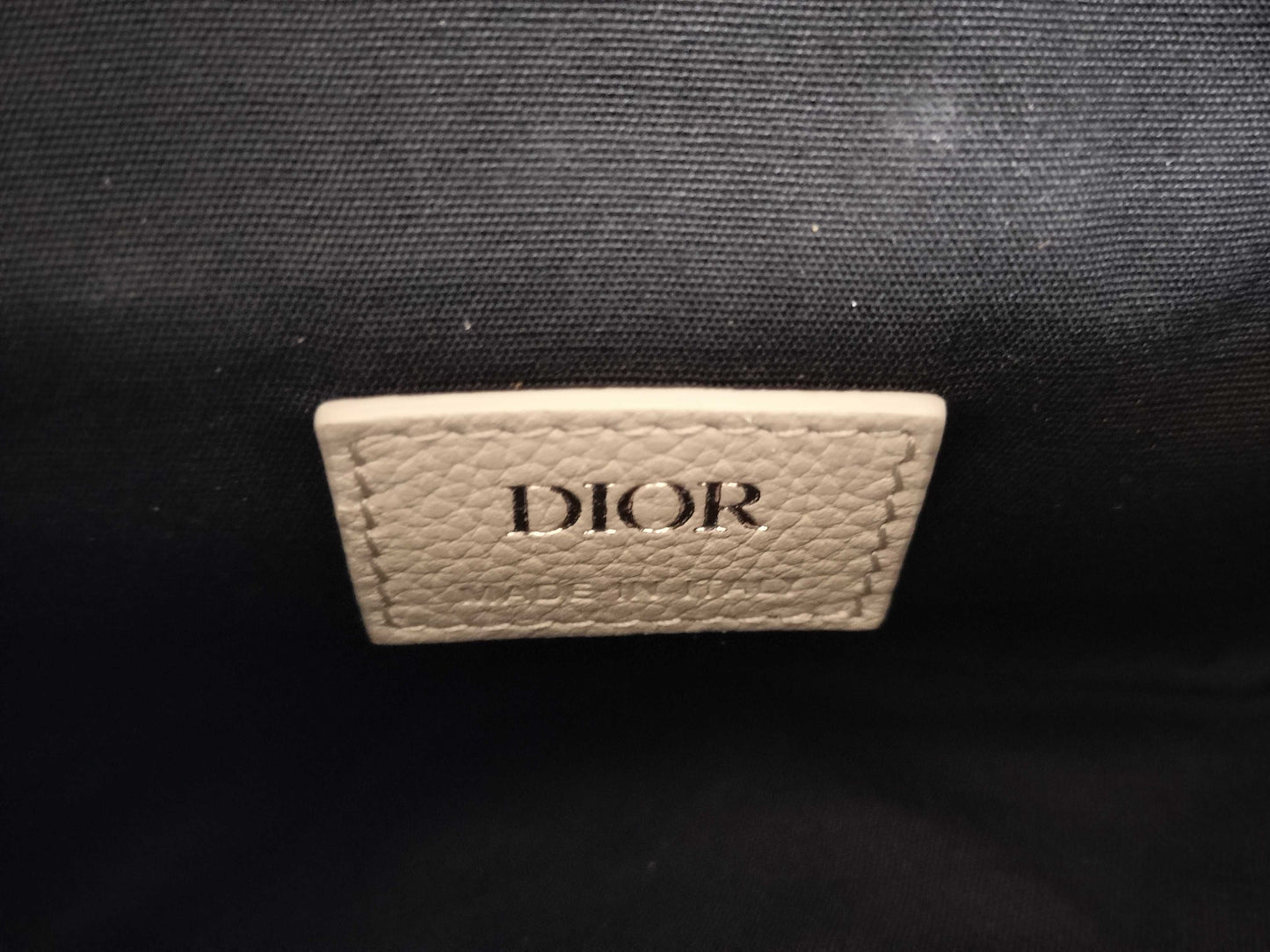Dior Oblique Saddle Bag White Shoulder Bag