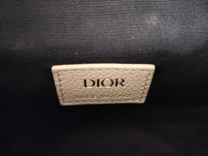 Dior Oblique Saddle Bag White Shoulder Bag