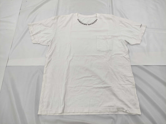 CHROME HEARTS Neck Logo T-shirt Size XL T-shirt