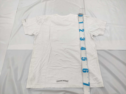 CHROME HEARTS Neck Logo T-shirt Size XL T-shirt