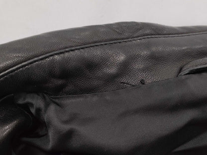 Salvatore Ferragamo Men's Leather Jacket, Size 52