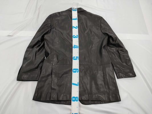 Salvatore Ferragamo Men's Leather Jacket, Size 52