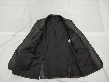 Salvatore Ferragamo Men's Leather Jacket, Size 52