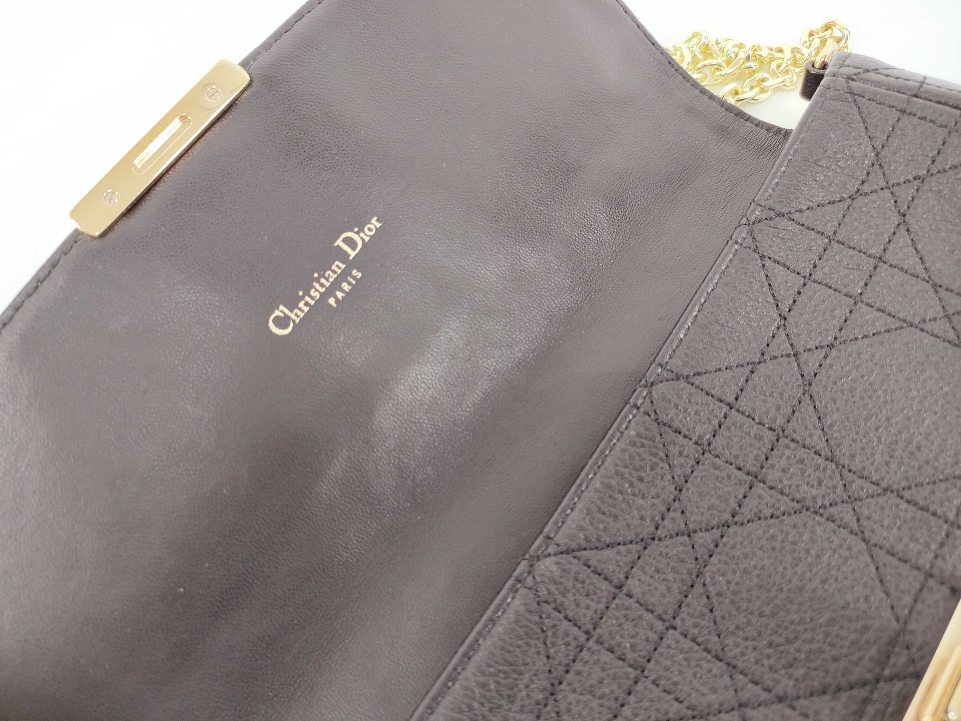 Dior Cannage Chain Shoulder Bag