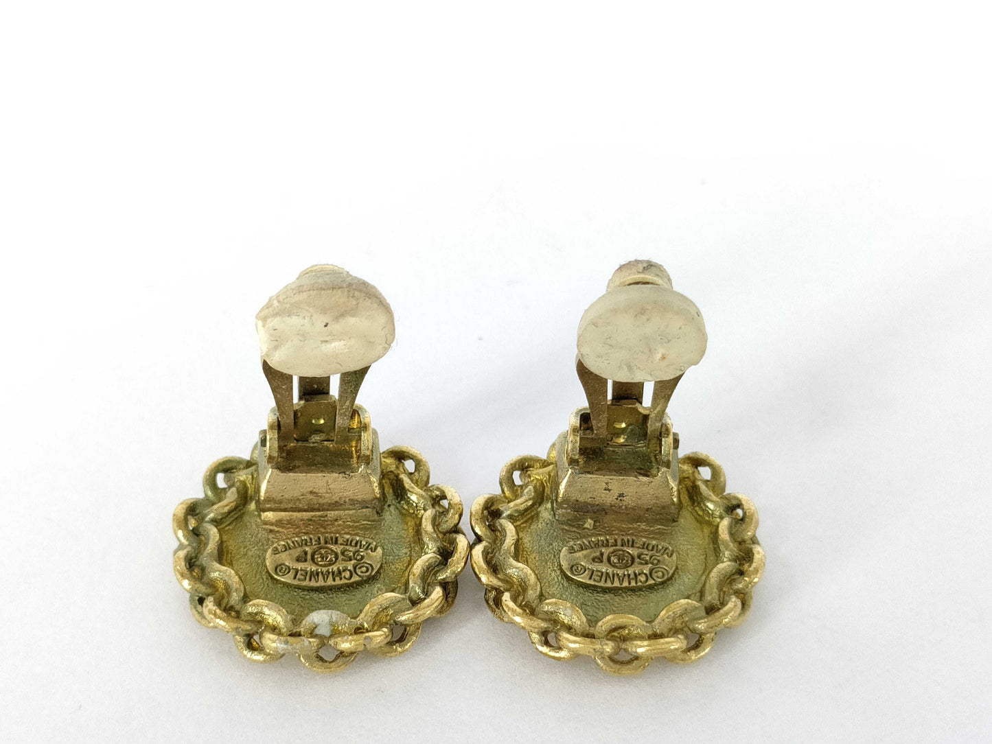 CHANEL Vintage Coco Earrings 95P Earrings