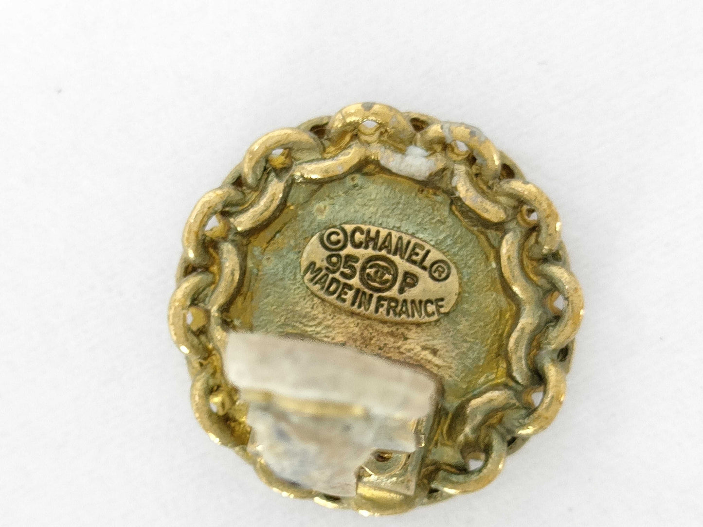 CHANEL Vintage Coco Earrings 95P Earrings