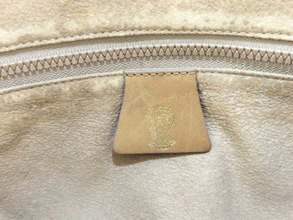 GUCCI Old Gucci Micro GG Handbag 2WAY Beige Handbag