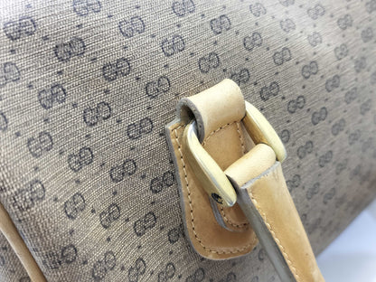 GUCCI Old Gucci Micro GG Handbag 2WAY Beige Handbag