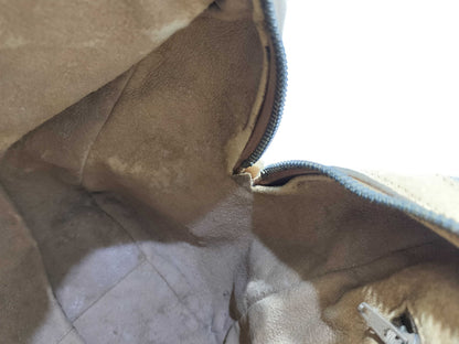 GUCCI Old Gucci Micro GG Handbag 2WAY Beige Handbag